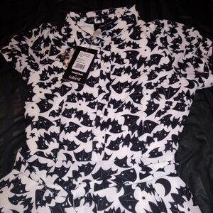 ModCloth x Collectif bat dress size US 6 NWT